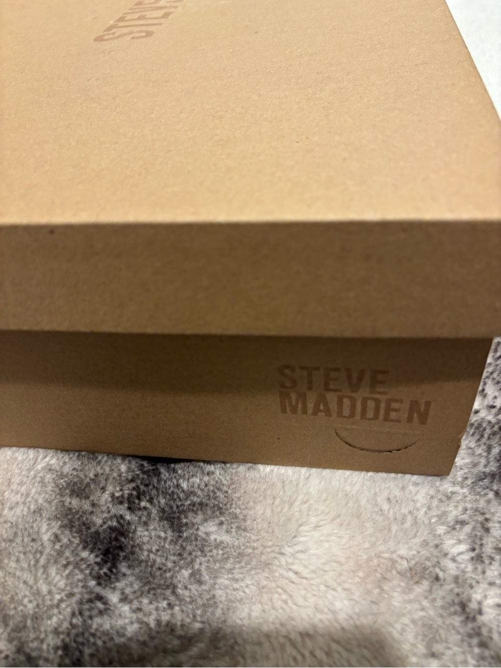 Steve Madden Over-the-Knee Boots in Brown and Cream